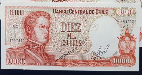 10.000 Escudos - Chile (sin circular)