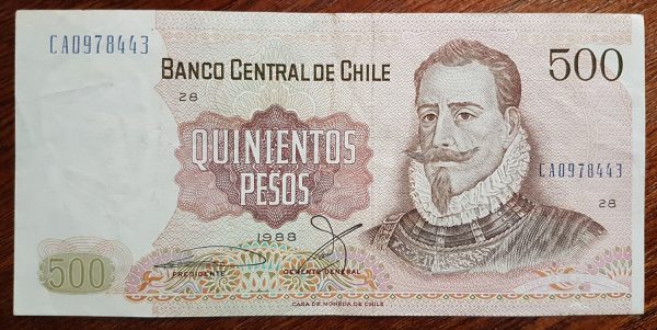 500 Pesos 1988 - Chile