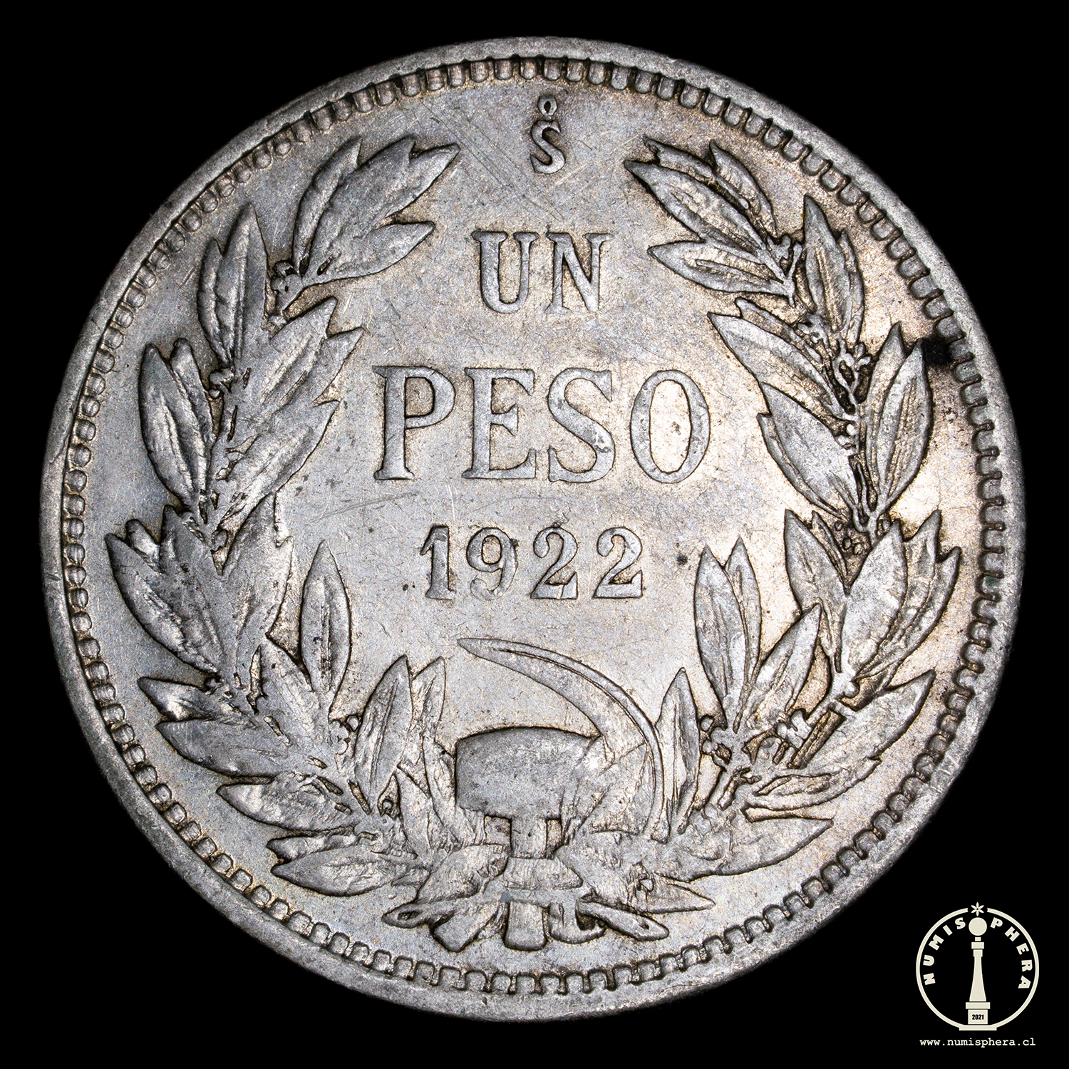 1 Peso 1922 – Chile – EL MERCADITO NUMISMÁTICO CHILE