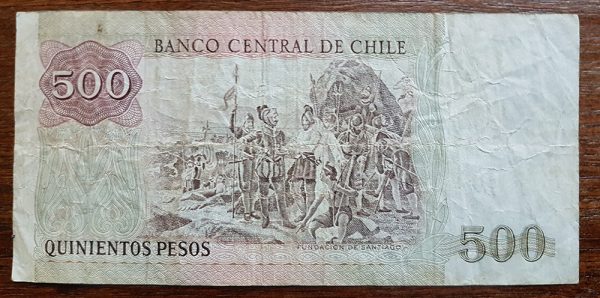 500 Pesos 1987 - Chile