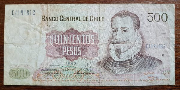 500 Pesos 1987 - Chile